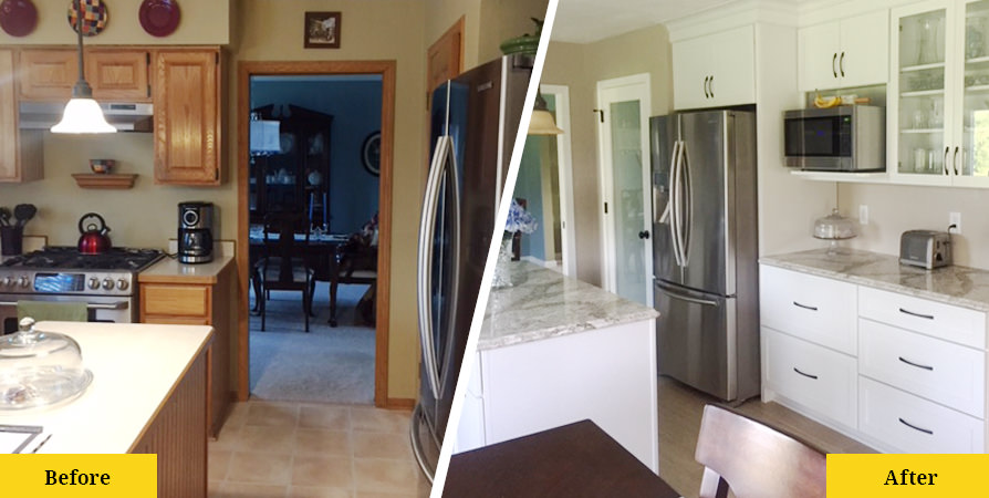 Before and After - What a Kitchen Remodel!