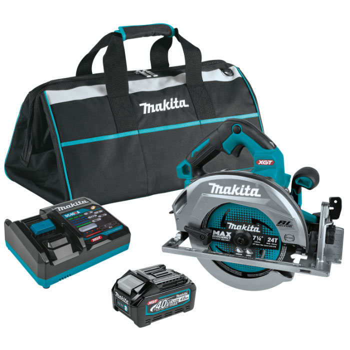 Makita 40V max XGT® Brushless
Cordless 7-1/4" Circular Saw
Kit, AWS® Capable, 4.0Ah - Marling Lumber & HomeWorks--River St.