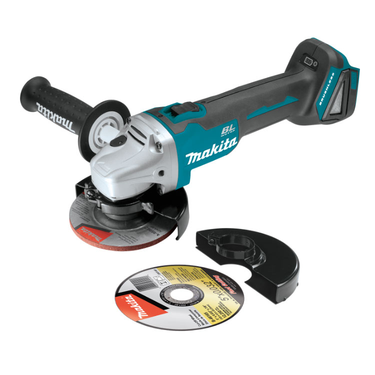 MAKITA 18vlt.  4-1/2" / 5"
GRINDER BRUSHLESS THUMB SWITCH 
TOOL ONLY - Marling Lumber & HomeWorks--River St.