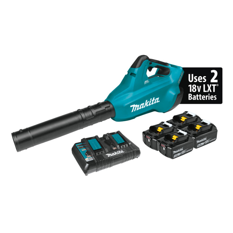 MAKITA 36vlt. BRUSHLESS LXT
CRDLS BLOWER KIT INCL. 2 5.0ah
BATTERIES AND A DUAL PORT
CHARGER BONUS 2 FREE 5ah
batteries incl. - Marling Lumber & HomeWorks--River St.