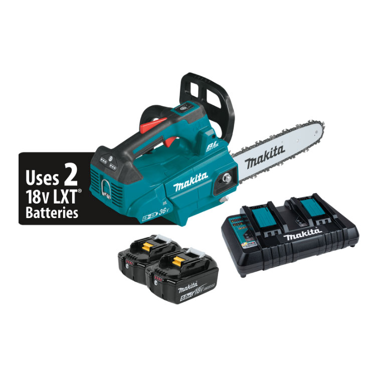 Makita 18V X2 (36V) 14"
Brushless Cordless Top Handle
Chain Saw Kit (5.0Ah) - Marling Lumber & HomeWorks--River St.