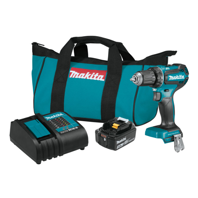 Makita 18vlt. LXT Brushless 1/2"
Driver Drill Kit 3.0ah battery - Marling Lumber & HomeWorks--River St.