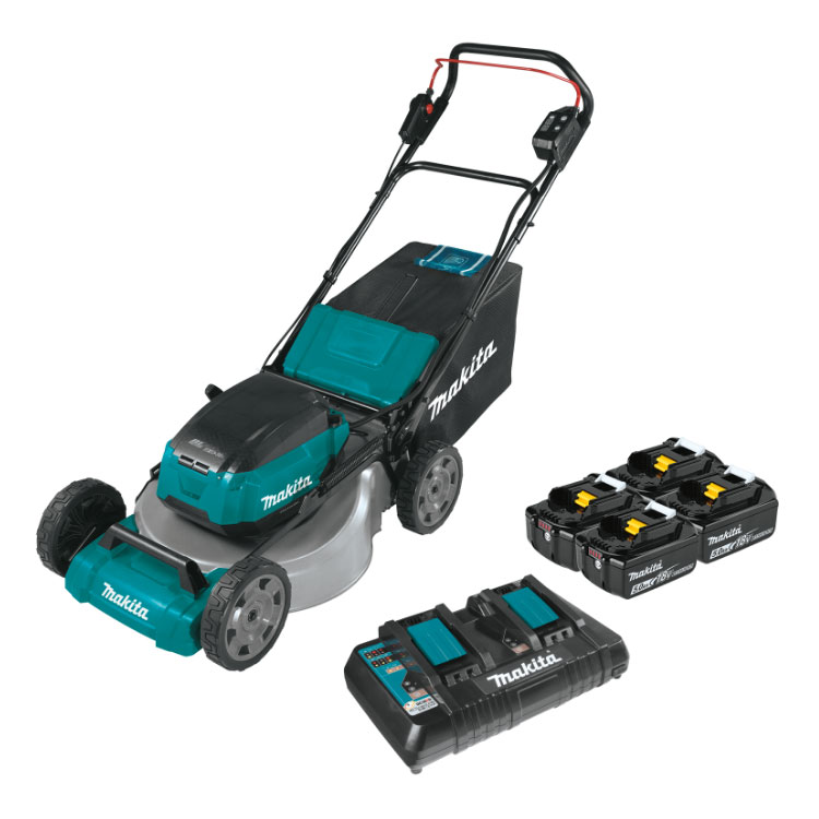 Makita 18V X2 (36V) Brushless
Cordless 21" Lawn Mower Kit with
2 Batteries (5.0Ah)plus 2 free
Batteries - Marling Lumber & HomeWorks--River St.